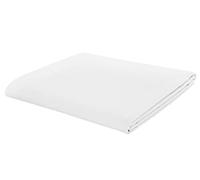 Catherine Lansfield Easy Iron Percale Combed Single Flat Sheet White