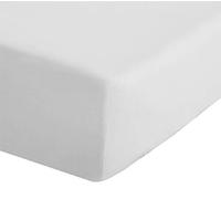 'Easy Iron Percale' Combed Polycotton 25cm Depth Sheet Catherine Lansfield White Super King Fitted