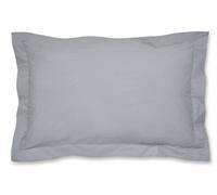Catherine Lansfield Oxford Pillowcase Pair Easy Iron Percale Grey One Size