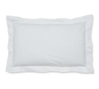 Catherine Lansfield Easy Iron Percale Oxford 50X75Cm + Border Pack Of 2 Pillow Cases With Envelope Closure White