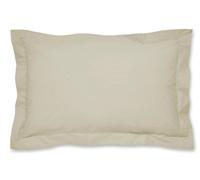 Catherine Lansfield Easy Iron Percale Oxford Pillowcase Pair Cream