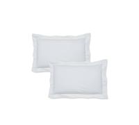 Catherine Lansfield 'easy Iron Percale' Oxford Pillowcase Pair In White White One Size