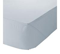Catherine Lansfield Easy Iron Percale Single Fitted Sheet Duckegg