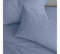 Catherine Lansfield Standard Pillowcase Pair Easy Iron Percale Lansfield Blue