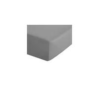 Catherine Lansfield Easy Iron Percale Combed Super King Fitted Sheet Grey