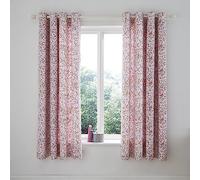 Catherine Lansfield Kids Enchanted Butterfly Pair of Lined Eyelet Curtains