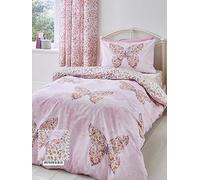 Catherine Lansfield Enchanted Butterfly Duvet Cover Set Pink