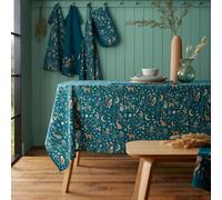 Catherine Lansfield Enchanted Twilight Animals 137x178cm Table Cloth Green