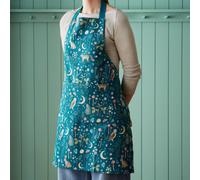 Catherine Lansfield Enchanted Twilight Animals Cotton 70X80Cm Kitchen Adult Apron Green
