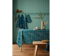Catherine Lansfield 'Enchanted Twilight Animals' Cotton Table Cloth in Teal | Size: 137 cm x 229 cm Catherine Lansfield Teal 137 cm x 229 cm