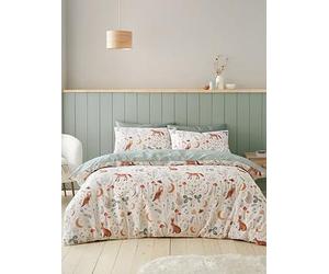 Catherine Lansfield Enchanted Twilight Duvet Cover Set Natural