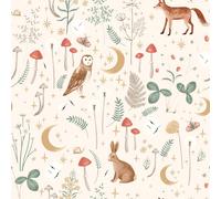 Catherine Lansfield Enchanted Twilight Wallpaper Muriva Natural One Size