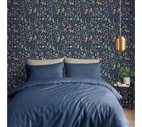 Catherine Lansfield Enchanted Twilight Wallpaper Navy Blue