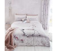 Catherine Lansfield Enchanted Unicorn Easy Care Single Duvet Set Pink