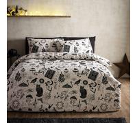 Catherine Lansfield Enchanted Witchcraft Reversible Duvet Cover Bedding Set