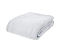 Catherine Lansfield Extra Large Raschel Velvet Touch 200x240cm Blanket Throw Silver Grey