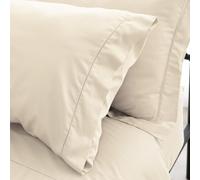 Catherine Lansfield Fantasy Sateen Natural Bed Sheet Set 180-260 x 280 cm + 2 Pillows 50 x 110 cm