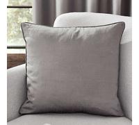 Catherine Lansfield Faux Silk 45x45cm Filled Cushion Silver