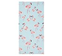 Catherine Lansfield Flamingo Cotton 76x160cm Beach Towel Blue