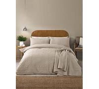 Catherine Lansfield Folkstone Geo Duvet Cover Set- Natural Natural