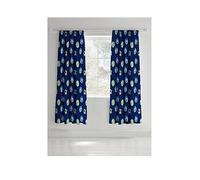 Catherine Lansfield Kids Football Curtains 66 x 72 inch Blue