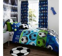 Catherine Lansfield Football Reversible Duvet Cover Set - Single