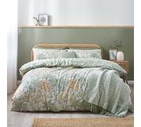 Catherine Lansfield Forest Blossom Green Bedding Set - King
