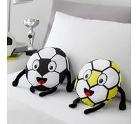 'Forever Together Football' Magnetic Hands Cushions Catherine Lansfield White One Size