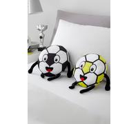 Catherine Lansfield Forever Together Football 36x29cm Magnetic Hands Cushions White/Black