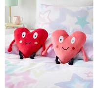 Catherine Lansfield Forever Together Sweet Hearts 36x29cm Magnetic Hands Cushions Red