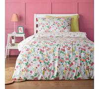 Catherine Lansfield Fruity Friends Reversible Single Duvet Cover Set with Pillowcase Bright