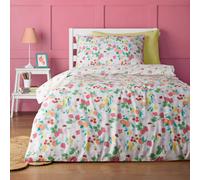 Catherine Lansfield Fruity Friends Reversible Single Duvet Cover Set With Pillowcase Bright