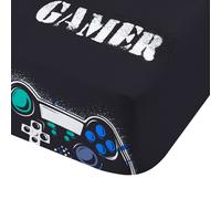 Catherine Lansfield Game Over Children's Duvet Cover Bedding Collection Black