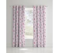 Catherine Lansfield Glamour Princess Easy Care Eyelet Curtains Multi 66x72 Inch