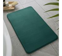 Catherine Lansfield Bathroom Anti-Bacterial Memory Foam Bathmat Bath Mat Forest Green, Mats, One Size