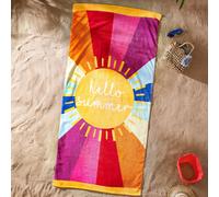 Catherine Lansfield Hello Summer 76x160cm Cotton Beach Towel Multi