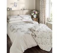 Catherine Lansfield Home JeTaime Quilted Bedspread, Multi, 220 x 230 Cm