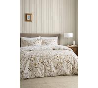 Catherine Lansfield 'Isadora' Floral Reversible Duvet Cover Set in Natural | Size: Single Catherine Lansfield Natural Single
