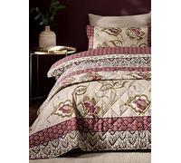 Catherine Lansfield Kashmir Bedspread Throw Print
