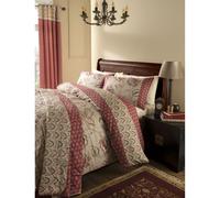 Catherine Lansfield Bedding Kashmir Paisley Floral Duvet Cover Set With Pillowcase Natural