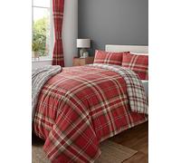 Catherine Lansfield Kelso Duvet Set Red