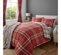 Catherine Lansfield Kelso Check Duvet Cover Set Gingham Bedding Bed Set
