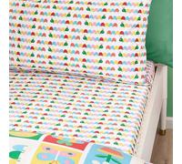 Catherine Lansfield Kids Curious Caterpillar Single Fitted Sheet Bright
