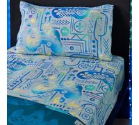Catherine Lansfield Kids Gamer So Soft Double Fitted Sheet Grey