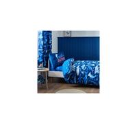 Catherine Lansfield Kids Jawsome Shark Reversible Junior Duvet Cover Set with Pillowcase Navy Blue