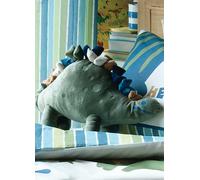 Catherine Lansfield Kids Prehistoric Dinosaurs Shaped Cushion Green