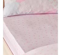 Catherine Lansfield Kids Soft as a Cloud Double Fitted Sheet Pink