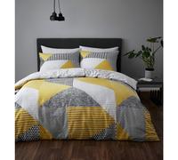 Catherine Lansfield Larsson Geo 135 x 200 cm Duvet Cover and 1 Pillowcase O