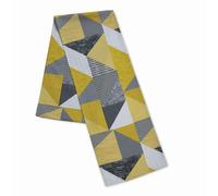 Catherine Lansfield Larsson Geo Table Runner Ochre,KT/44750/W/TRN220/OC