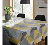 Catherine Lansfield Larsson Geo Ochre Tablecloth Ochre